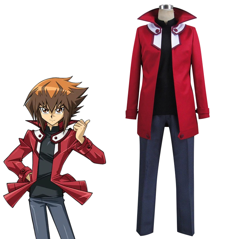 Cosplay Anime Yuki - Yu-Gi-Oh! Yugioh Jaden Yuki Cosplay Kostuum