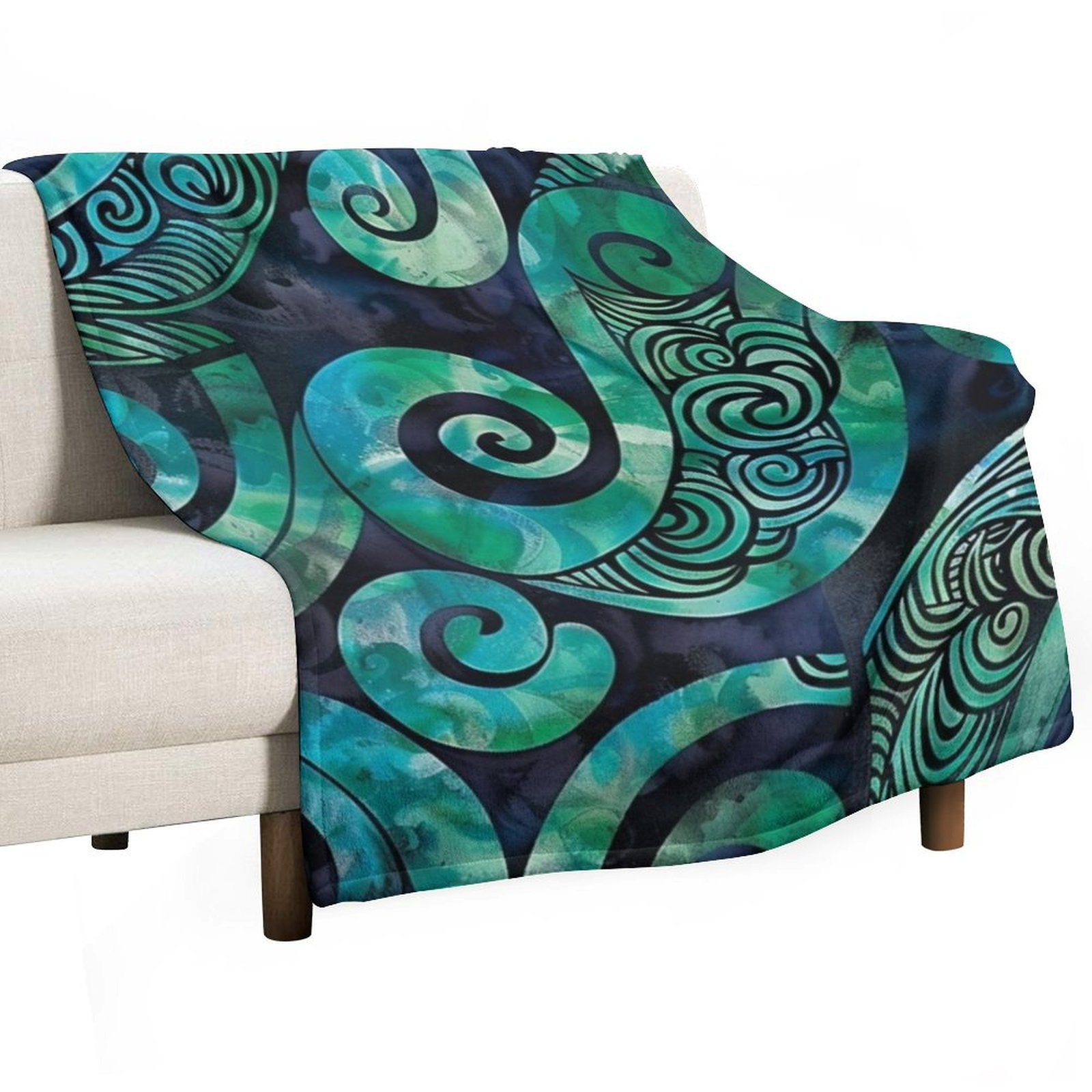 Anime Cosplay New Zealand - Nieuw-Zeeland M? ?ori Paua Pattern Koru