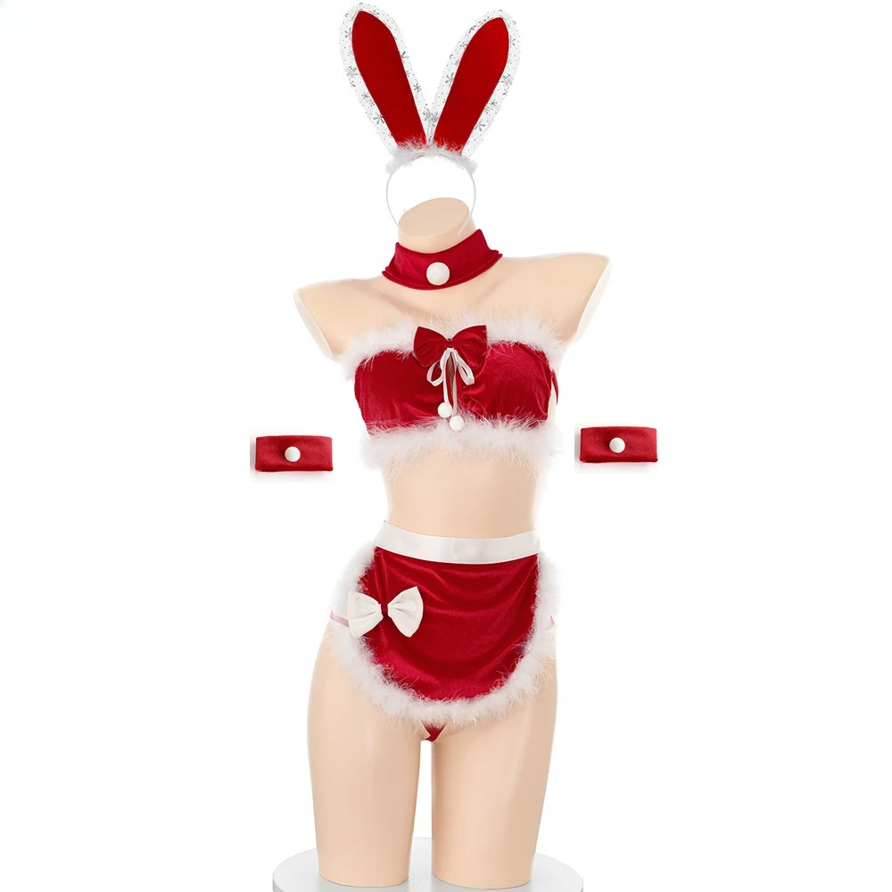 Cosplay Anime Bunny Girl - Kerst Bunny Maid Uniform Cosplay Kostuum
