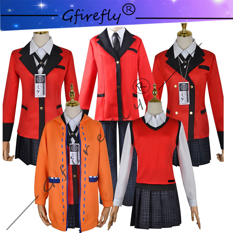 Anime Cosplay Kakegurui - Kakegurui Cosplay Kostuum Jyabami Yumeko Momobami