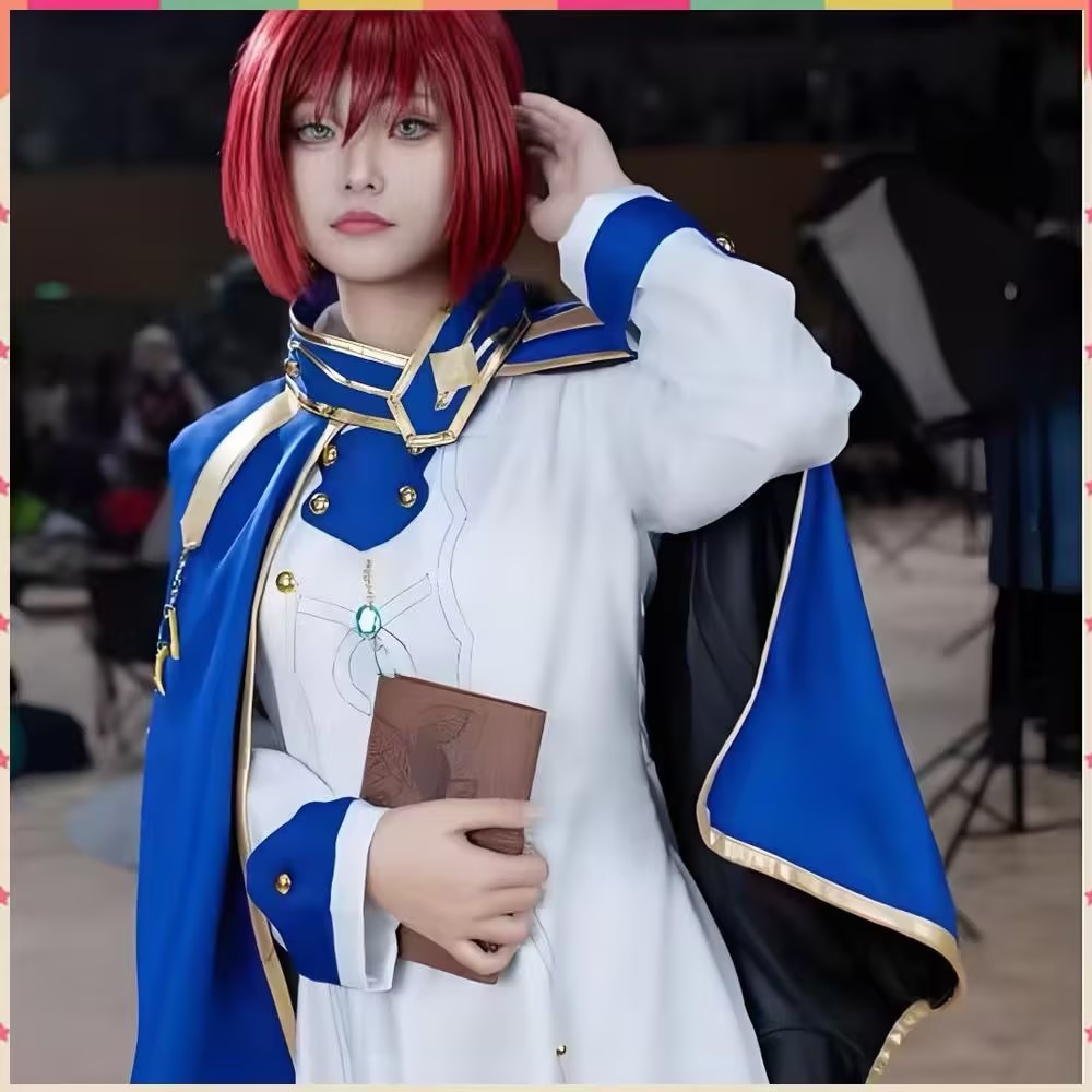 Anime Cosplay Red Hair - Shirayuki Cosplay Kostuums Anime Sneeuwwitje met
