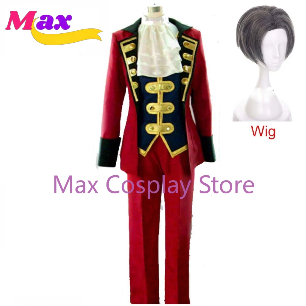 Anime Cosplay Nz - Max Miles Edgeworth Cosplay Kostuum Aangepaste