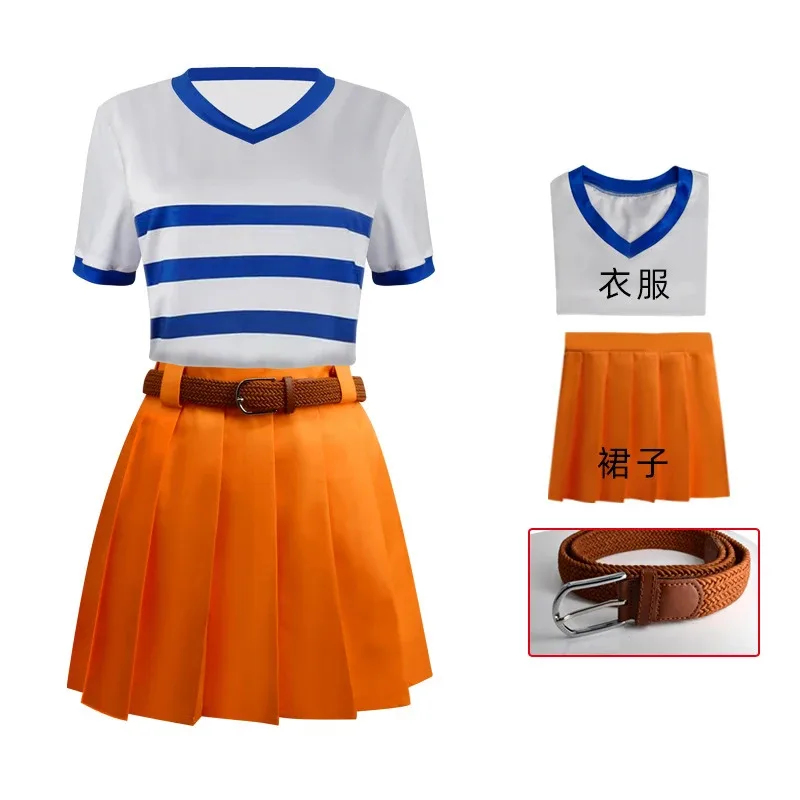 Live Action Anime Cosplay - Live-action versie Nami Cosplay Kostuum Monkey