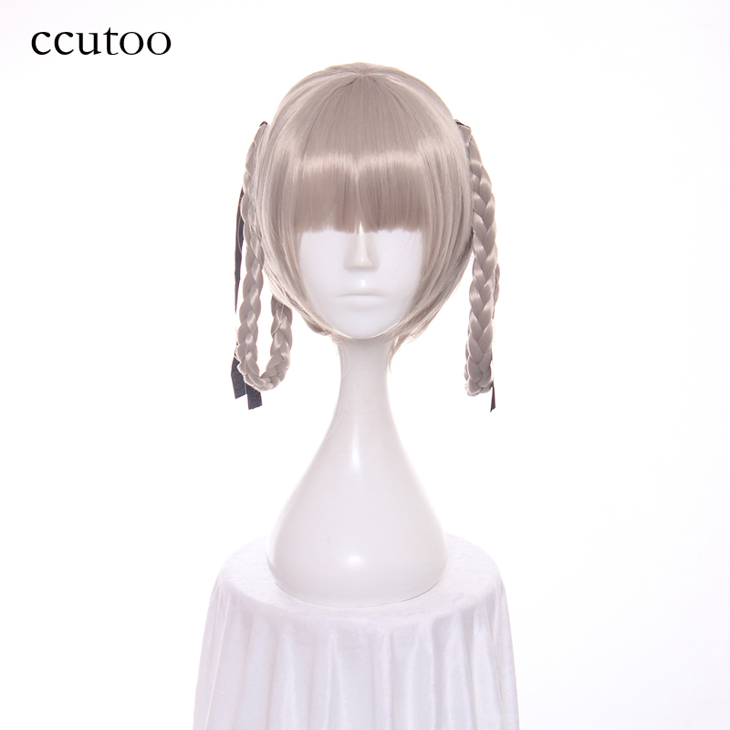 Anime Cosplay Kakegurui - ccutoo Grijs Korte Anime Kakegurui Dwangmatige