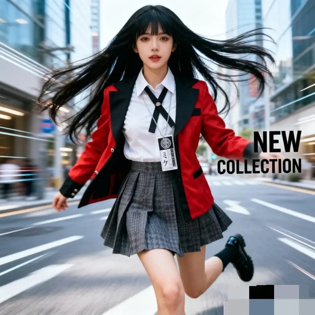 Anime Cosplay Kakegurui - Anime Kakegurui Jabami Yumeko Cosplay Kostuum