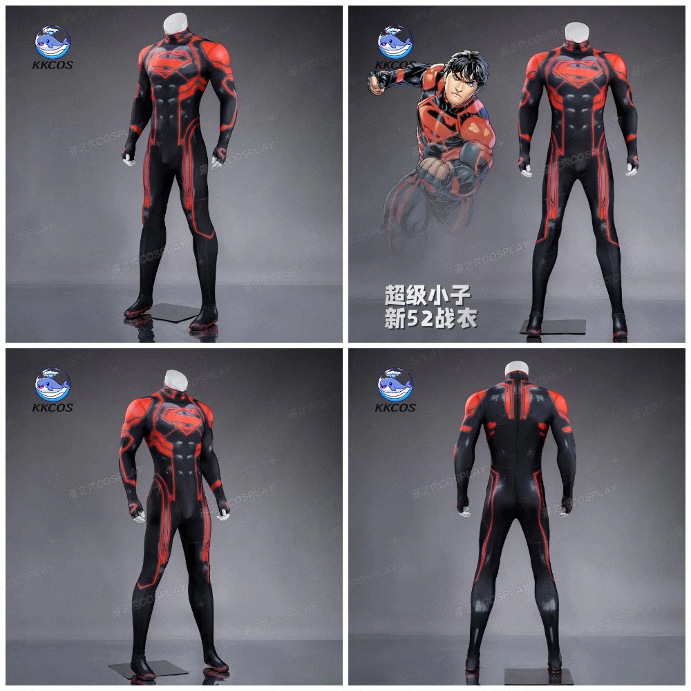 Anime Cosplay Outfits Male - KKCos Nieuwe 52 Superboy ‌ Kon-El