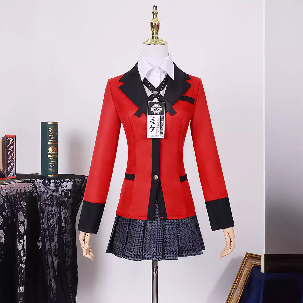 Anime Cosplay Kakegurui - Kakegurui Cosplay Kostuum Yumeko Jabami Kirari