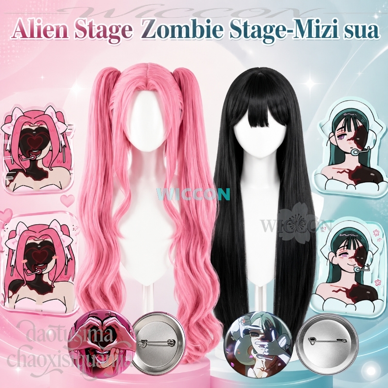 Cosplay Anime Pink Hair - Anime Alien Stage Zombie Stage Cosplay