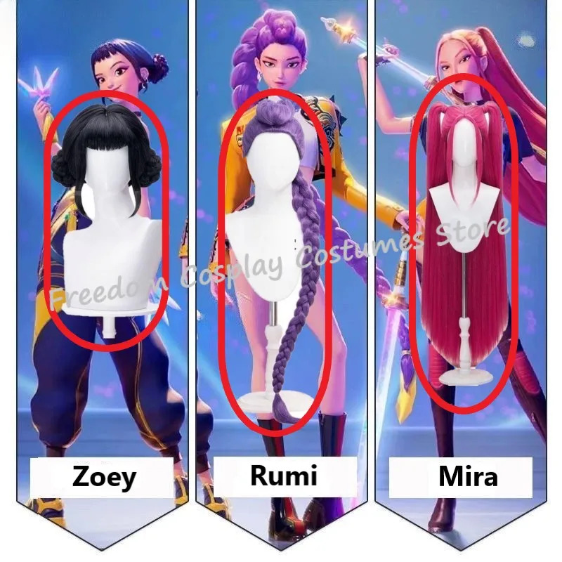 In Voorraad Anime Meisje Rumi  - Anime Zoey Cosplay recensie en prijs