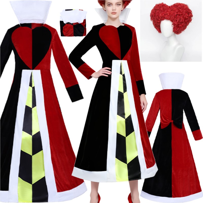 Koningin Anime Rood Hart Film  - Anime Cosplay Red Hair recensie en prijs