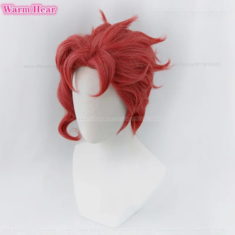 Noriaki Kakyoin Synthetische U - Anime Cosplay Red Hair recensie en prijs