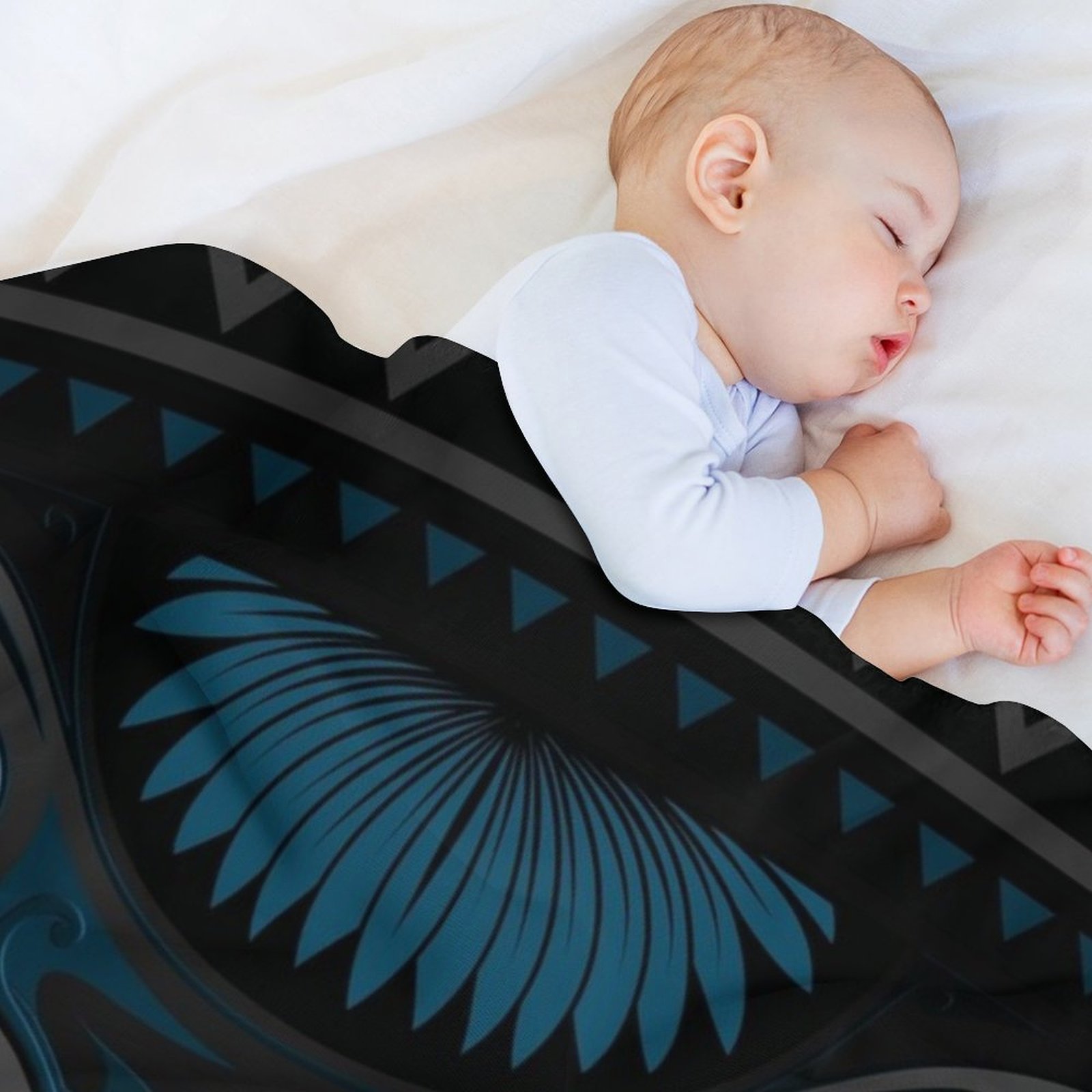 Blauwgrijs sierlijk Maori-ontw - Anime Cosplay New Zealand recensie en prijs