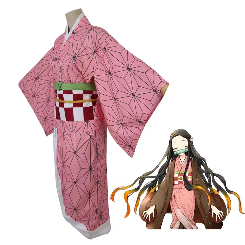 Demon Slayer Nezuko Kamado Cos - Anime Cosplay Nz recensie en prijs