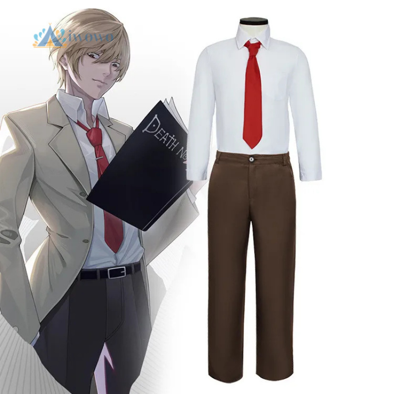 Anime Yagami Licht Cosplay Kos - Anime Cosplay Dress For Men recensie en prijs