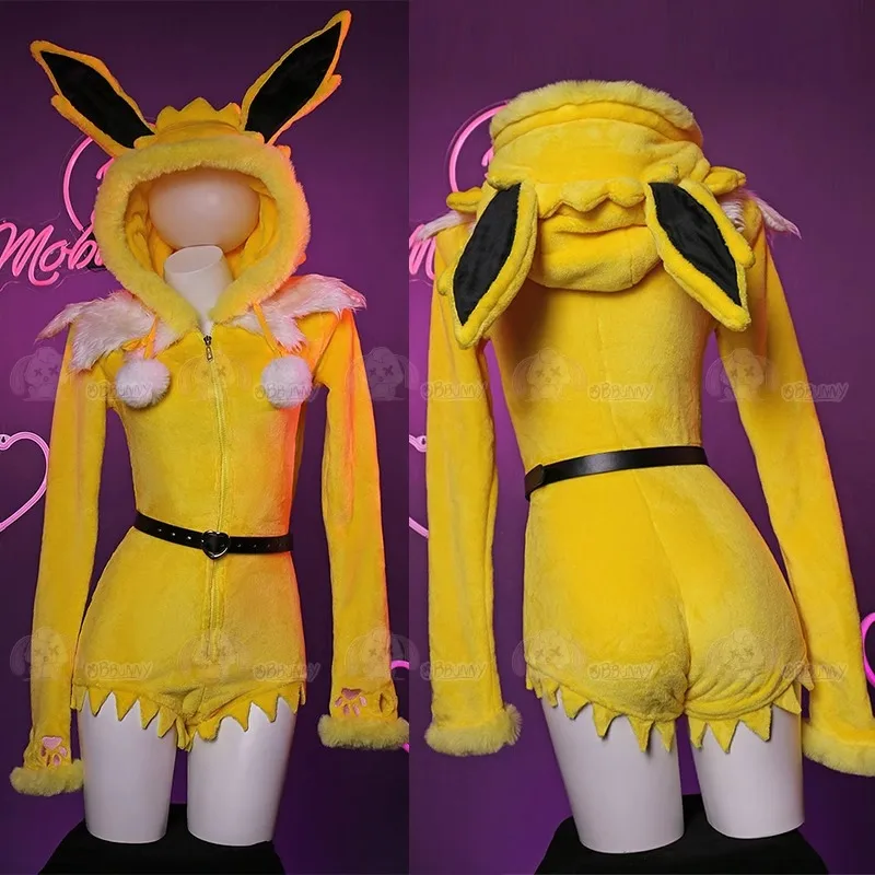 Sexy diepe V bodysuit met capu - Cosplay Anime Bunny Girl recensie en prijs