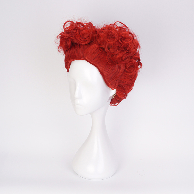 Alice Red Queen Cosplay Pruik  - Anime Cosplay Red Hair recensie en prijs