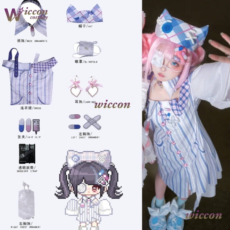Ooglapje Jirai Kei Infinity Ni - Anime Cosplay Outfit Ideas recensie en prijs