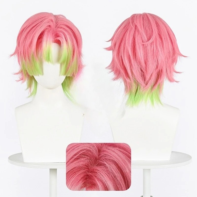 Kanroji Mitsuri Cosplay Pruik  - Cosplay Anime Pink Hair recensie en prijs