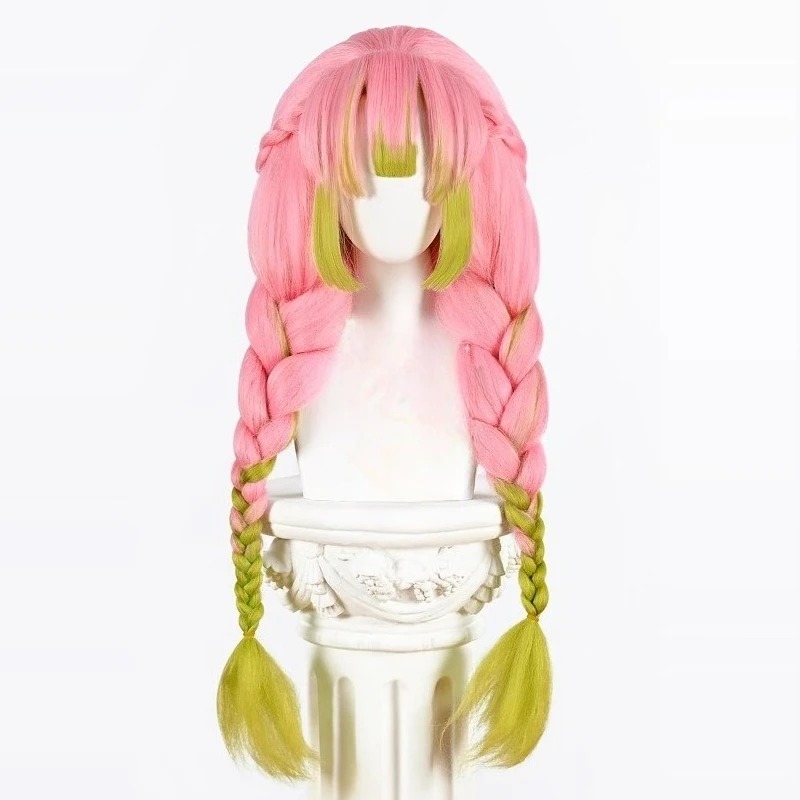 Kanroji Mitsuri Cosplay Pruik  - Cosplay Anime Pink Hair recensie en prijs