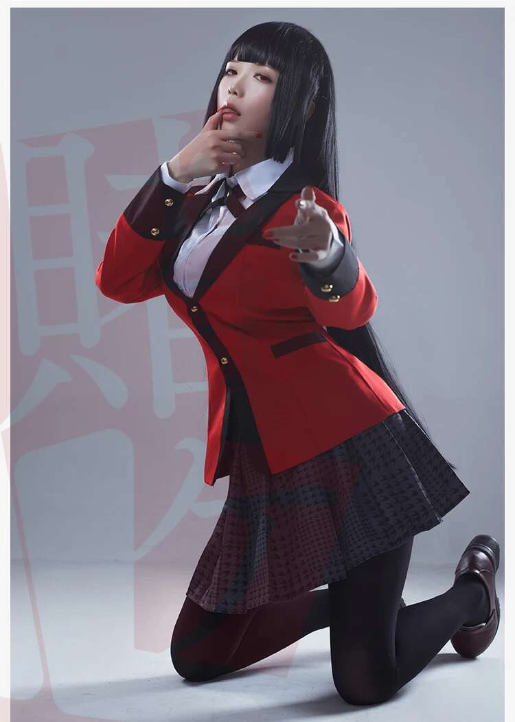 Anime Kakegurui Yumeko Jabami  - Anime Cosplay Kakegurui recensie en prijs