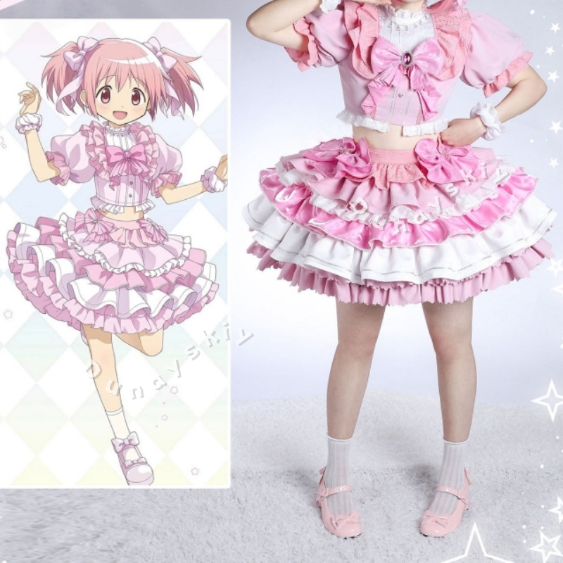 Puella Magi Madoka Magica Kana - Cosplay Anime Pink Hair recensie en prijs