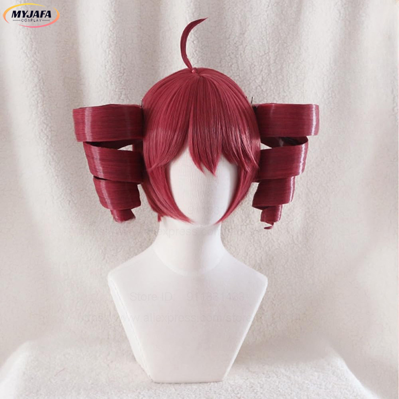 Anime Kasane Teto Cosplaypruik - Anime Cosplay Red Hair recensie en prijs