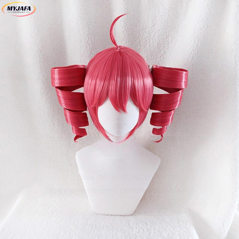 Anime Kasane Teto Cosplaypruik - Anime Cosplay Red Hair recensie en prijs