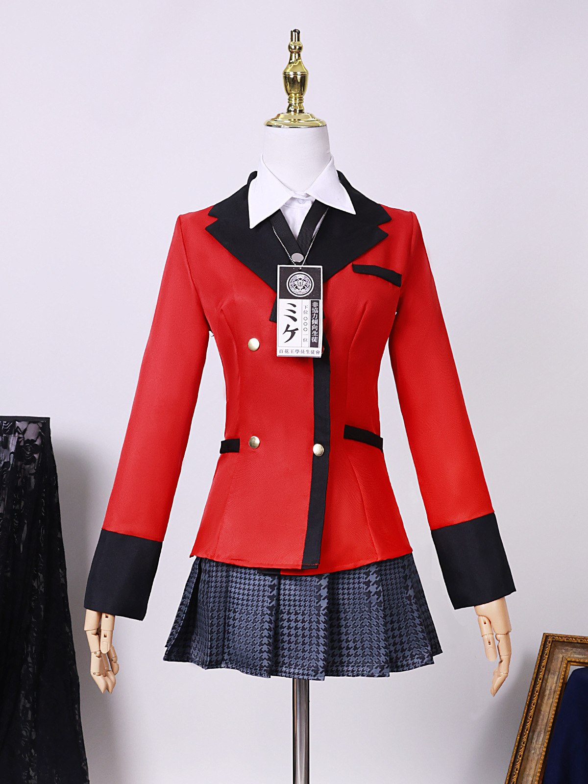 Kakegurui Cosplay Kostuum Yume - Anime Cosplay Kakegurui recensie en prijs