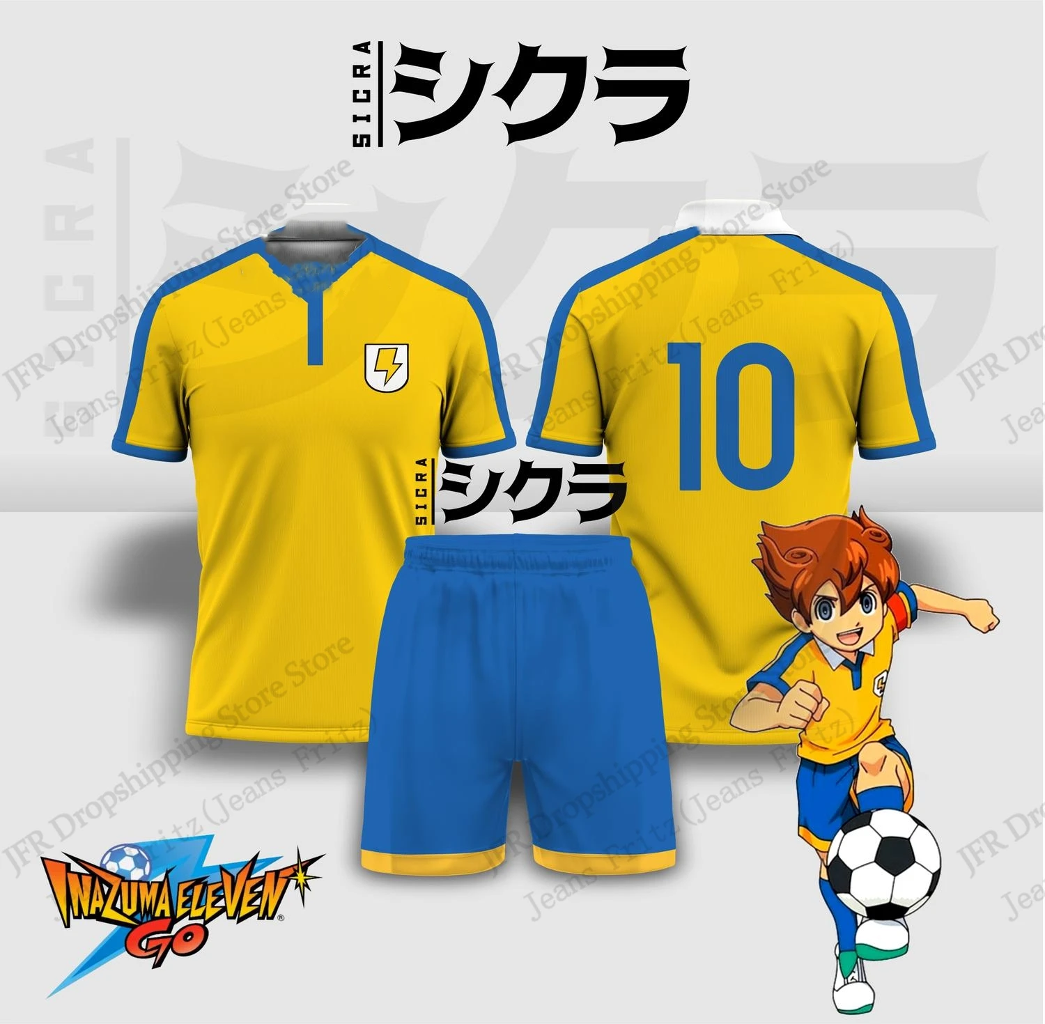 Jersey Set Jersey Inazuma Elev - Anime & Cosplay Expo Acx 2025 recensie en prijs