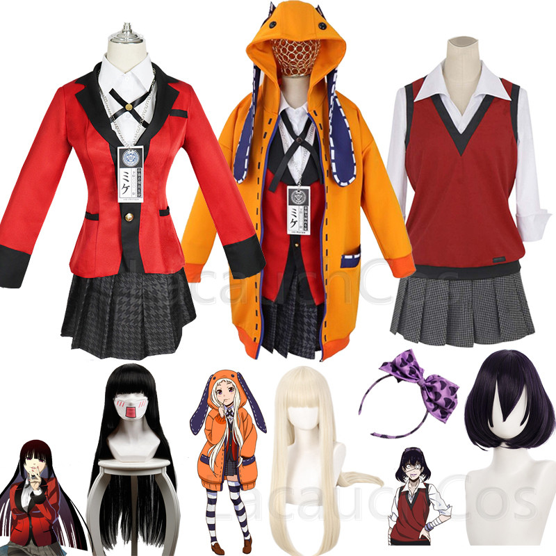 anime gekke opwinding Jabami Y - Anime Cosplay Kakegurui recensie en prijs
