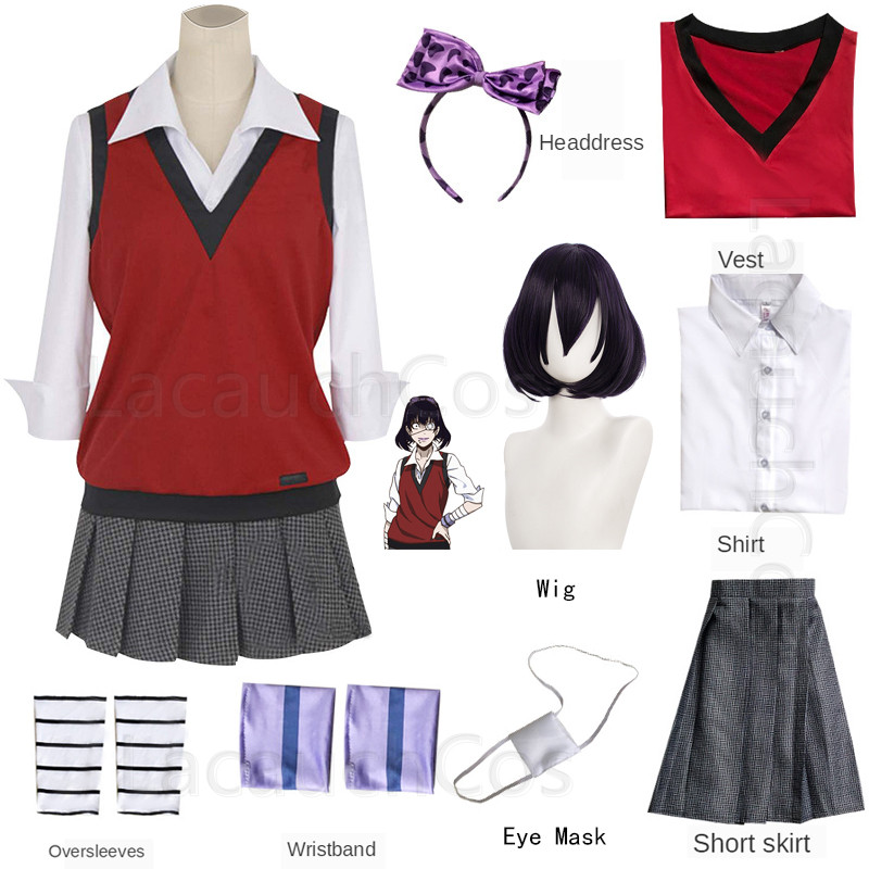 anime gekke opwinding Jabami Y - Anime Cosplay Kakegurui recensie en prijs
