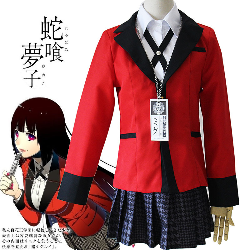 anime gekke opwinding Jabami Y - Anime Cosplay Kakegurui recensie en prijs