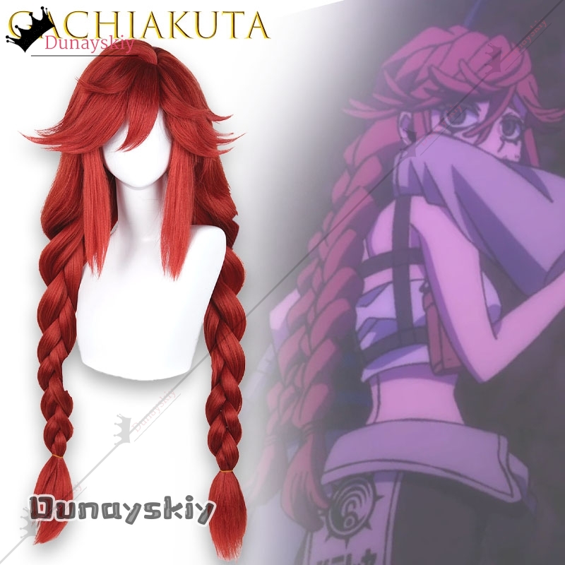 YiNuo@GACHIAKUTA Riyo Cosplay  - Anime Cosplay Red Hair recensie en prijs