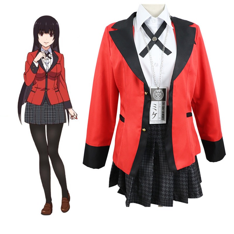 Jabami Yumeko Cosplay Kostuum  - Anime Cosplay Kakegurui recensie en prijs