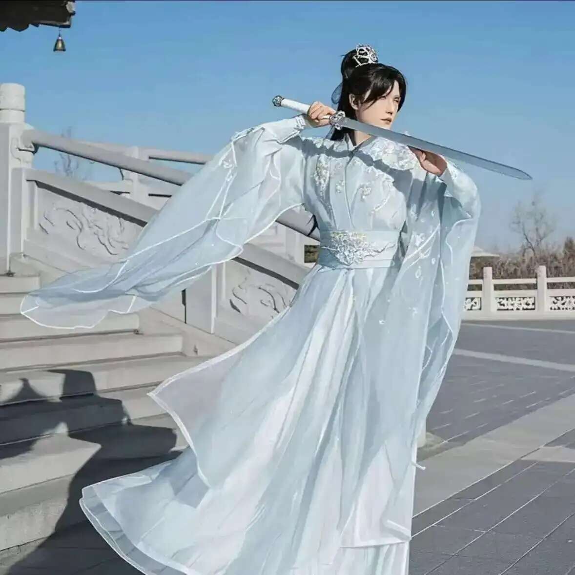 Grote Maat 3XL Hanfu Mannen Ch - Anime Cosplay Dress For Men recensie en prijs