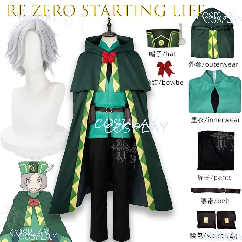 Re Zero Otto Suwen Cos Cloak S - Anime Cosplay Outfits Male recensie en prijs